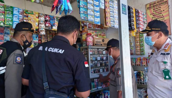 Bojonegoro Gencar Berantas Rokok Ilegal, Satpol PP dan Tim Gabungan Sasar Toko Kelontong