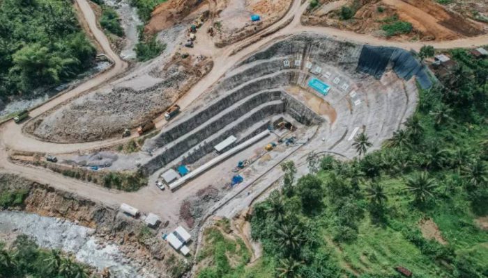 PTPP Gunakan Hydroseeding di Bendungan Bagong, Infrastruktur Ramah Lingkungan Trenggalek