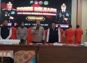 Polres Kediri Ungkap 14 Kasus Narkoba, Sita Hampir 100 Gram Sabu dan 223 Ribu Pil Dobel L
