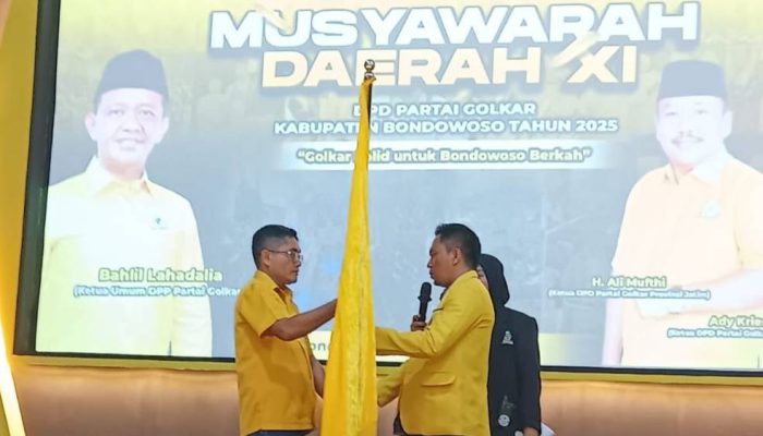 Ady Kriesna Kembali Nakhodai Golkar Bondowoso Periode 2025–2030