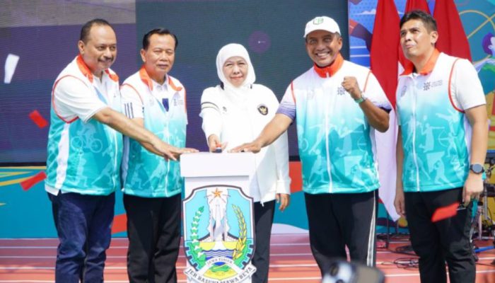 Khofifah Buka Kick Off Haornas ke-42 Lewat Jatim Sport Festival di Unesa