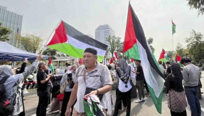 Aksi Solidaritas di Jakarta Kecam Pembajakan Israel terhadap Aktivis Global Sumud Flotilla