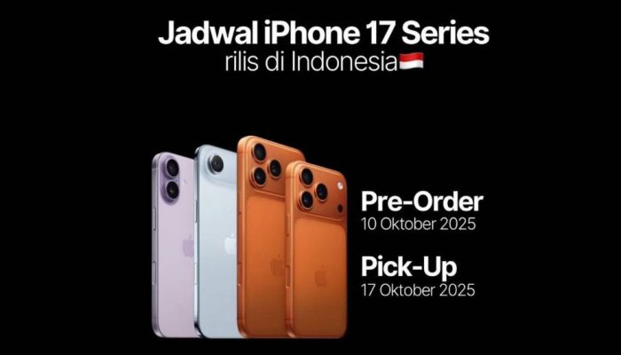 iPhone 17 Siap Dirilis di Indonesia, Pre-Order Dibuka 10 Oktober