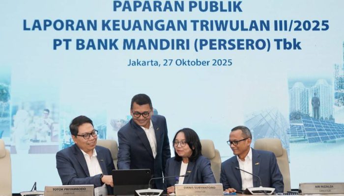 Bank Mandiri Kuartal III 2025: Kredit Tumbuh Pesat, Digitalisasi Dorong DPK.