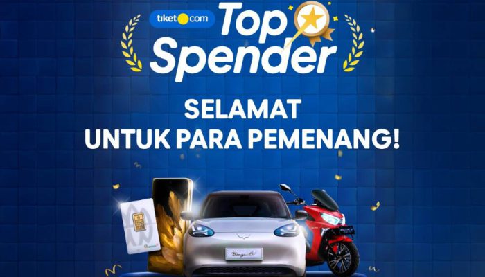 tiket.com Rayakan Loyalitas Pengguna Lewat Program Top Spender 2025