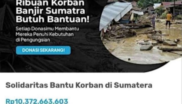 Donasi Ferry Irwandi untuk Banjir Sumatra Tembus Rp10,3 Miliar