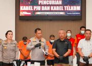 Delapan Pencuri Kabel Telkom dan PJU Berhasil Diringkus Polisi