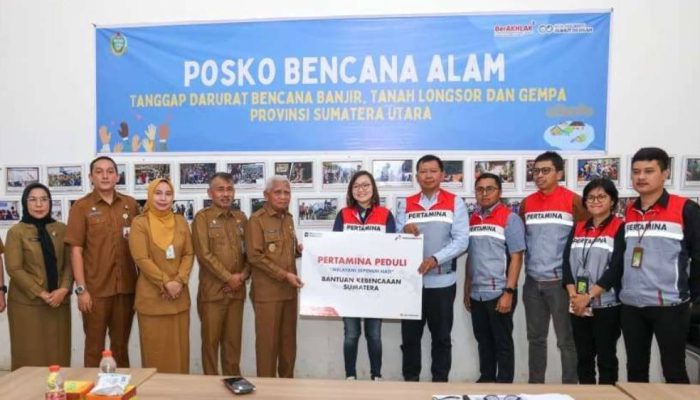 Pertagas Turun Tangan Bantu Warga Terdampak Banjir dengan 8.000 Paket