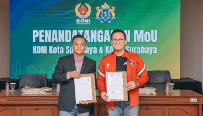 Kadin dan KONI Surabaya Teken Kerja Sama Dukung Ekosistem Industri Olahraga