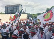 Ratusan Pekerja PTPN Datangi Kantor Bupati, Pemkab Janji Tindak Lanjut