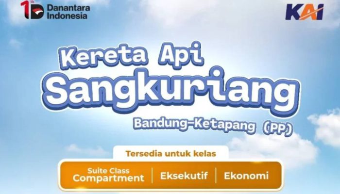 Mulai 1 Mei 2026, KA Sangkuriang Singgah di Stasiun-Stasiun Daop 5