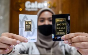 Harga Emas Galeri24 dan UBS di Pegadaian Kompak Melemah per 15 Mei 2026