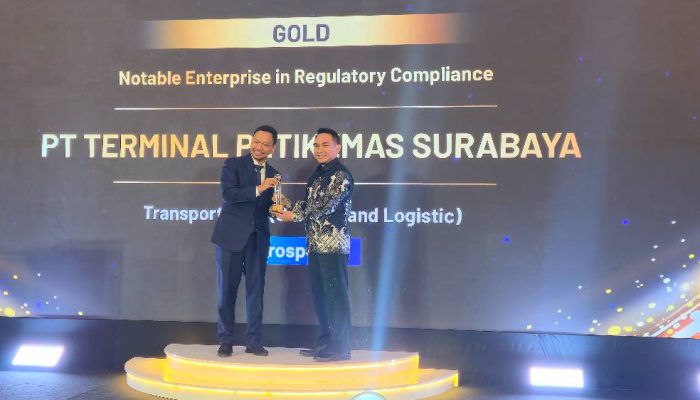 Integrasikan GCG dalam Strategi Bisnis, PT Terminal Petikemas Surabaya Sabet Predikat Gold di IRCA 2026