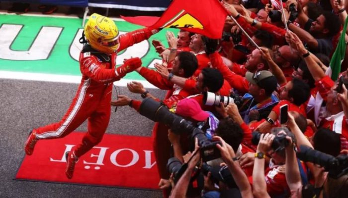 Hamilton Tak Terbendung, Rebut Gelar Juara GP Barcelona-Catalunya Bersama Ferrari