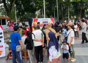 Warga Surabaya di Taman Bungkul Serukan Narasi Optimisme untuk Indonesia