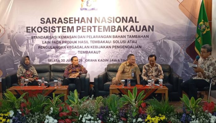 KADIN Jatim Gelar Sarasehan Nasional, Bahas Standarisasi Kemasan Rokok dan Dampaknya terhadap Industri Tembakau
