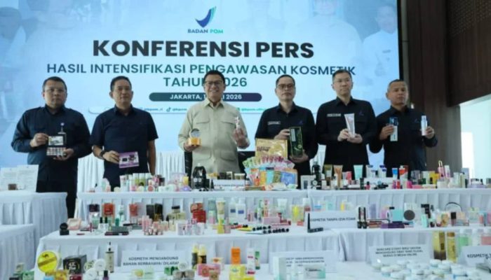 BPOM Ungkap Temuan 2,1 Juta Kosmetik Ilegal, Nilainya Capai Rp35,8 Miliar