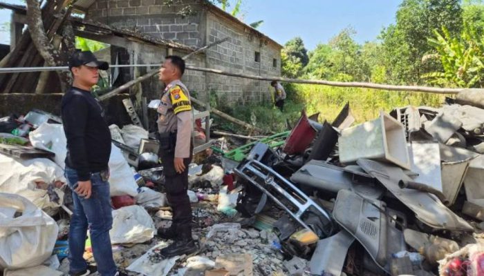 Mortir di Gudang Barang Bekas Malang Berhasil Dimusnahkan Tim Jibom Gegana