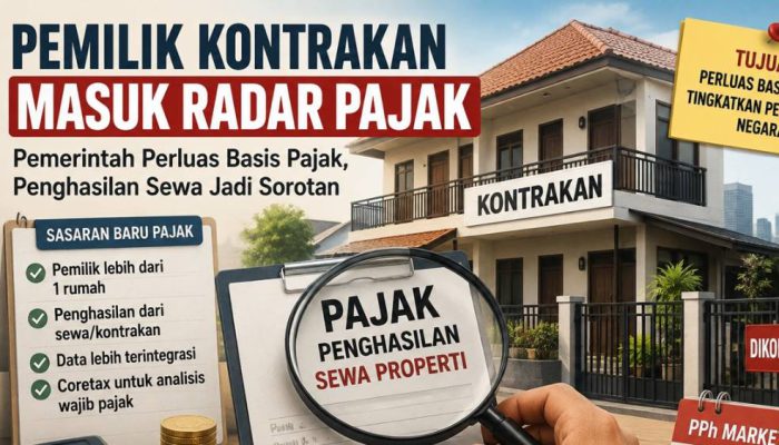 Rumah Kontrakan Jadi Sasaran Perluasan Basis Pajak Mulai 2027