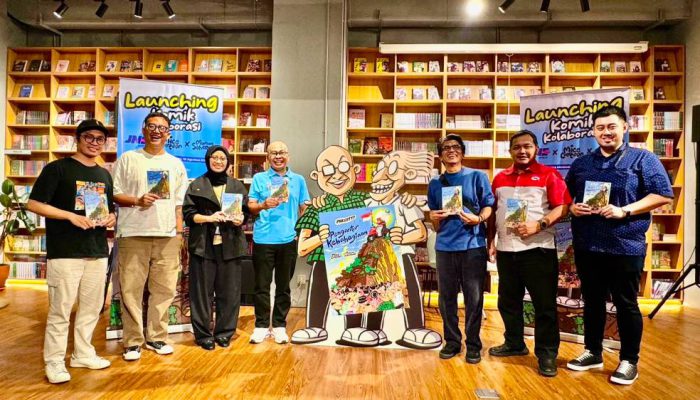 JNE-GRasindo Hadirkan Komik Pengantar Kebahagiaan, Ceritakan Perjuangan Para Kurir