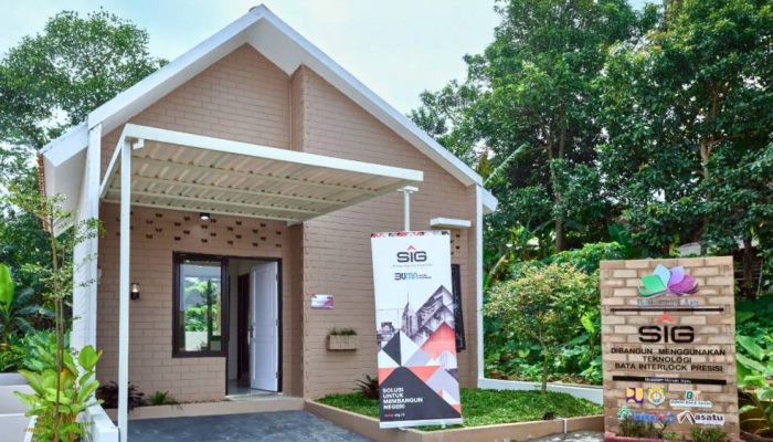 SIG Pamerkan Bata Interlock Presisi, Dorong Hunian Modern yang Cepat dan Tahan Gempa