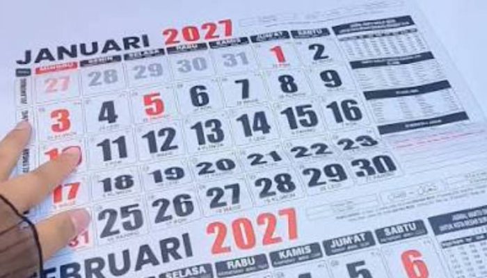 Kalender 2027 Resmi: Ini Daftar 18 Libur Nasional dan 8 Cuti Bersama